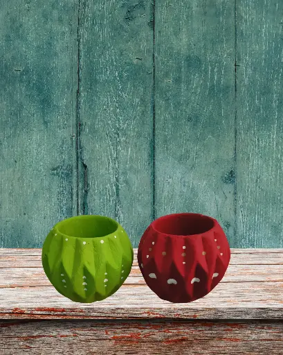 Macetas de Cemento Plegadas